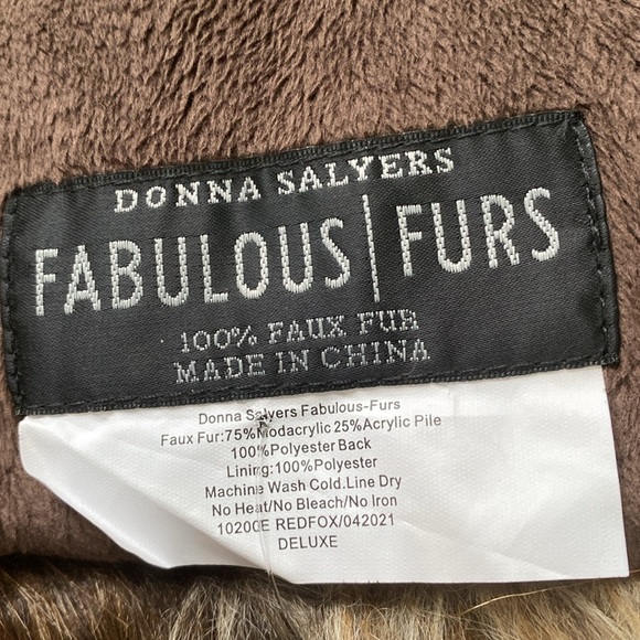 Donna Salyers Fabulous Furs Tundra Wolf Faux Fur Throw Blanket Luxury Plush - Picture 3 of 5